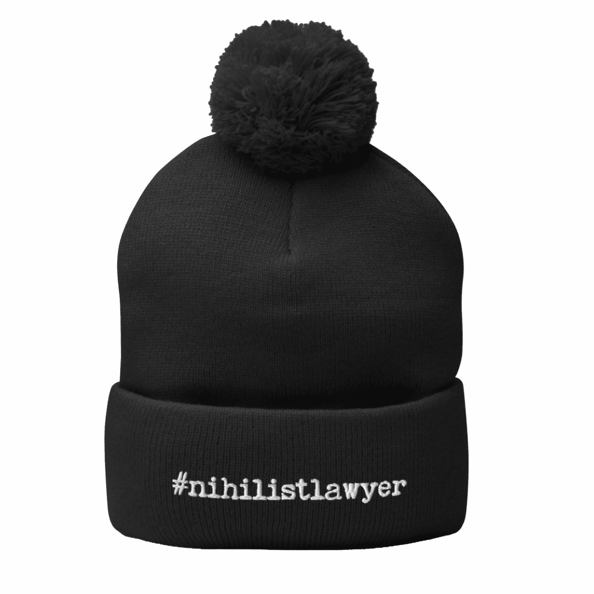 Beanie with superfluous pom pom. Sure why not.